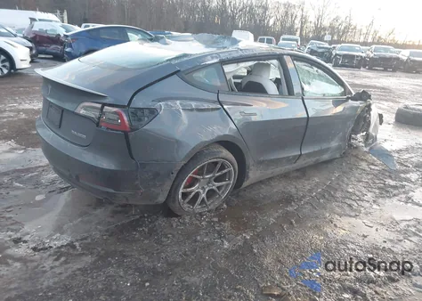 2022 Tesla Model 3 Performance Dual Motor All-Wheel Drive from USA, damaged, VIN 5YJ3E1EC1NF268622